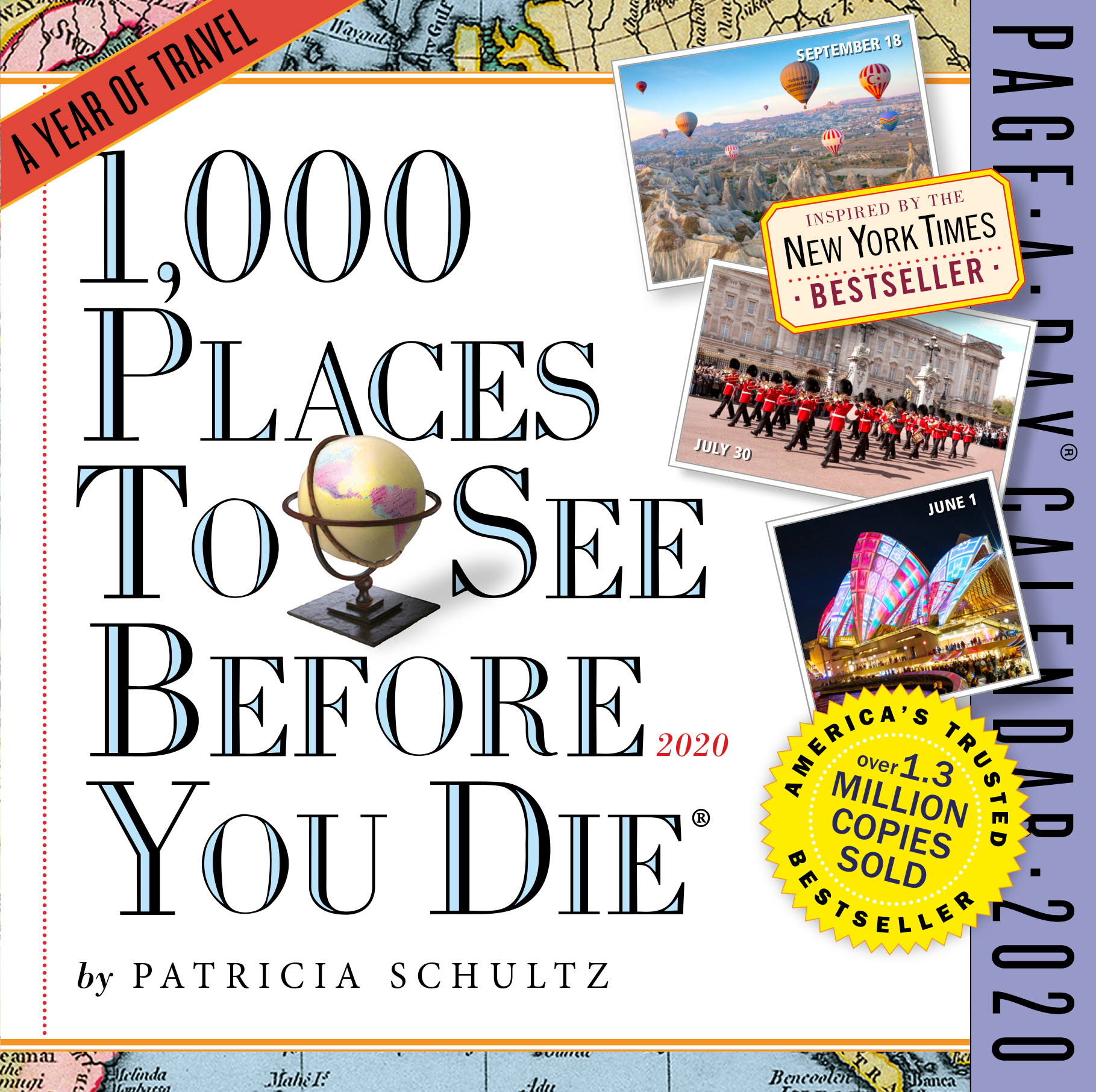 1000 Places to See Before You Die 2020 Calendar
