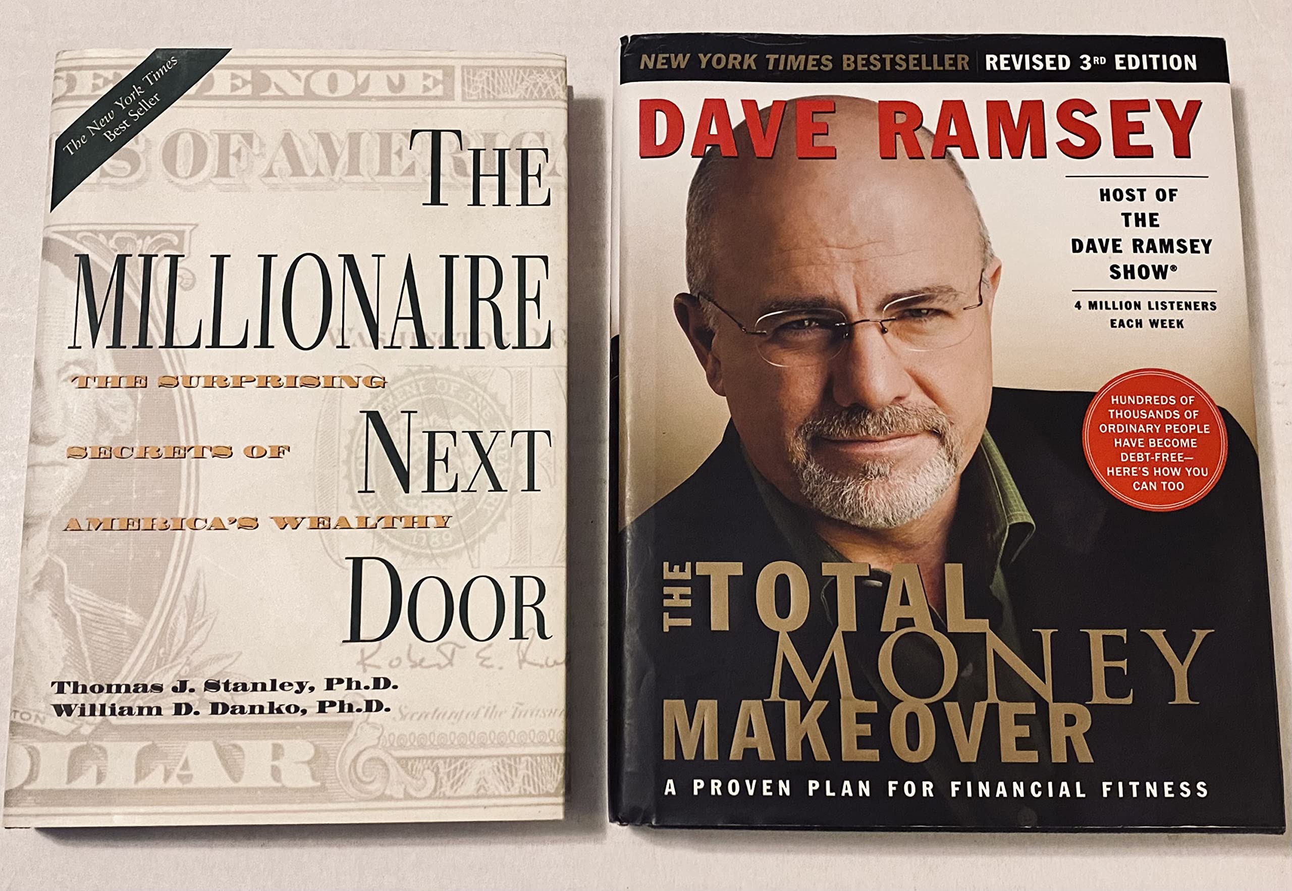 2 Books! 1) The Millionaire Next Door 2) The Total Money Makeover