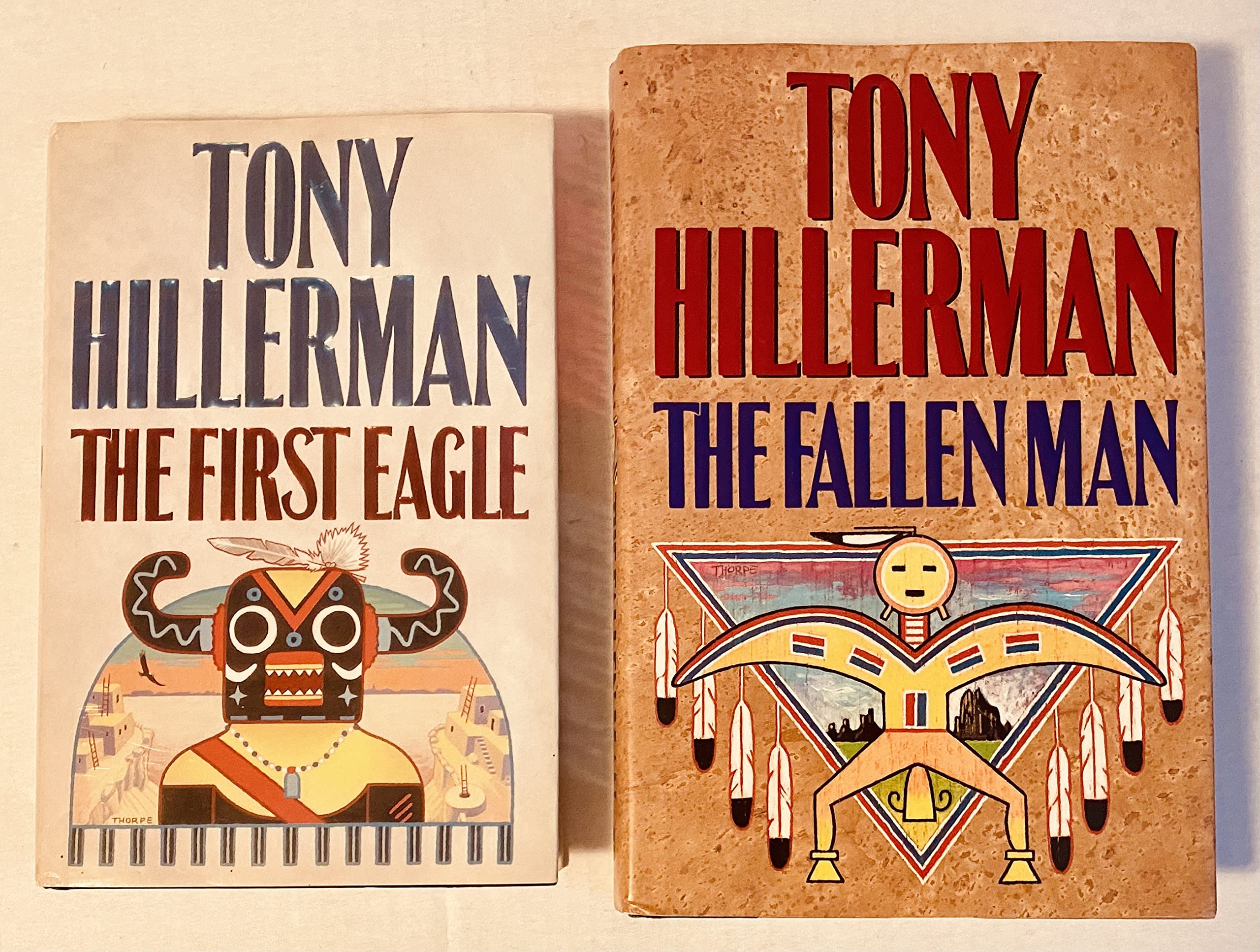 2 Tony Books! 1) Hunting Badger 2) The Fallen Man