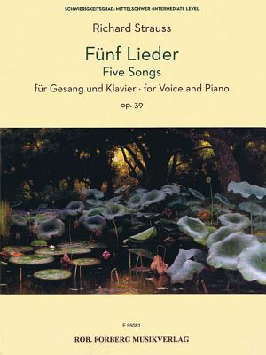5 Songs, Op. 39: Voice and Piano