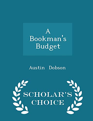 A Bookman's Budget