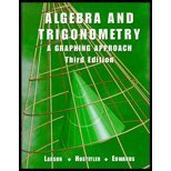Algebra and Trigonometry: A Graphing Approach