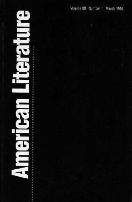 American Literature: A Journal of Literary History, Criticism, and Bibiography/Number 1 March 1994: 066