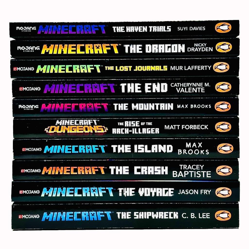 An Official Minecraft Novels 10 Books Collection Set