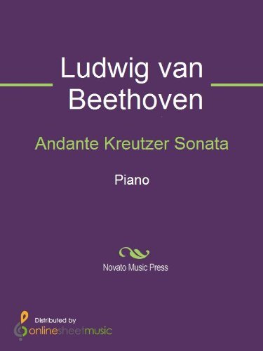 Andante Kreutzer Sonata Sheet Music