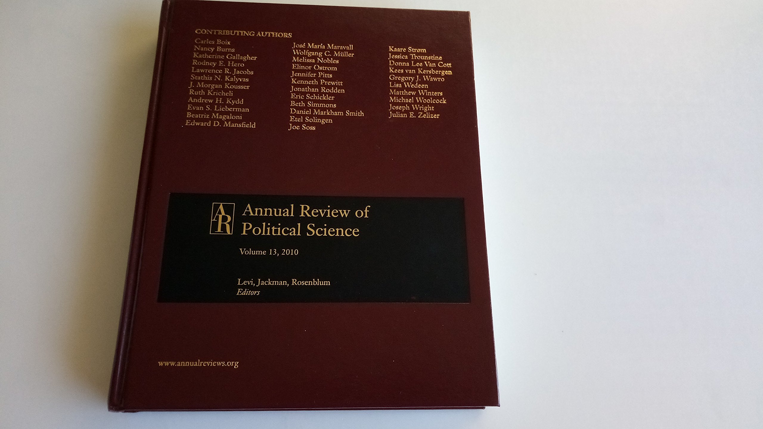 Annual Review of Political Science 2010