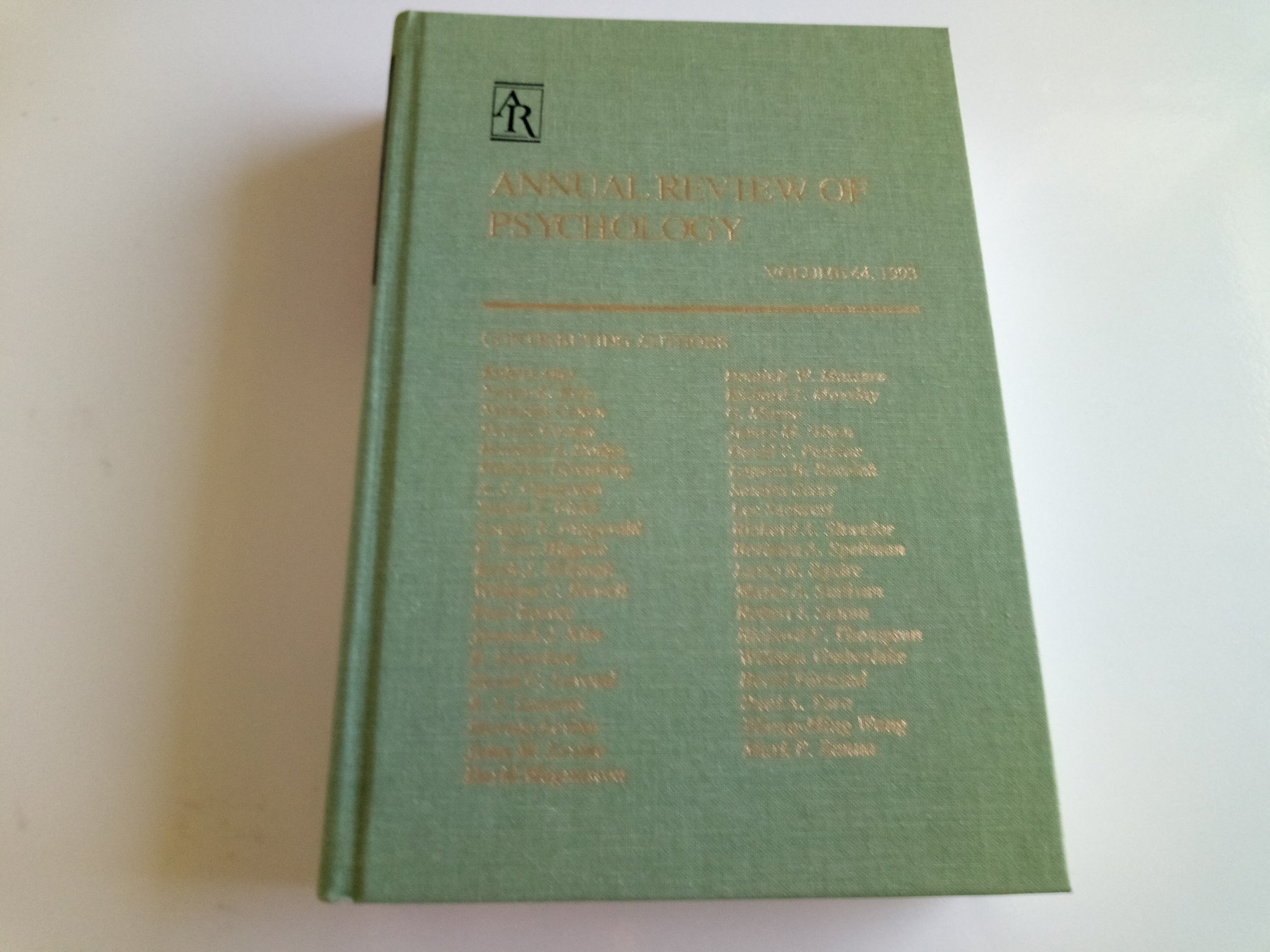Annual Review of Psychology, Volume 44