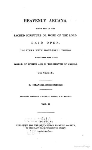 Arcana Coelestia: Genesis