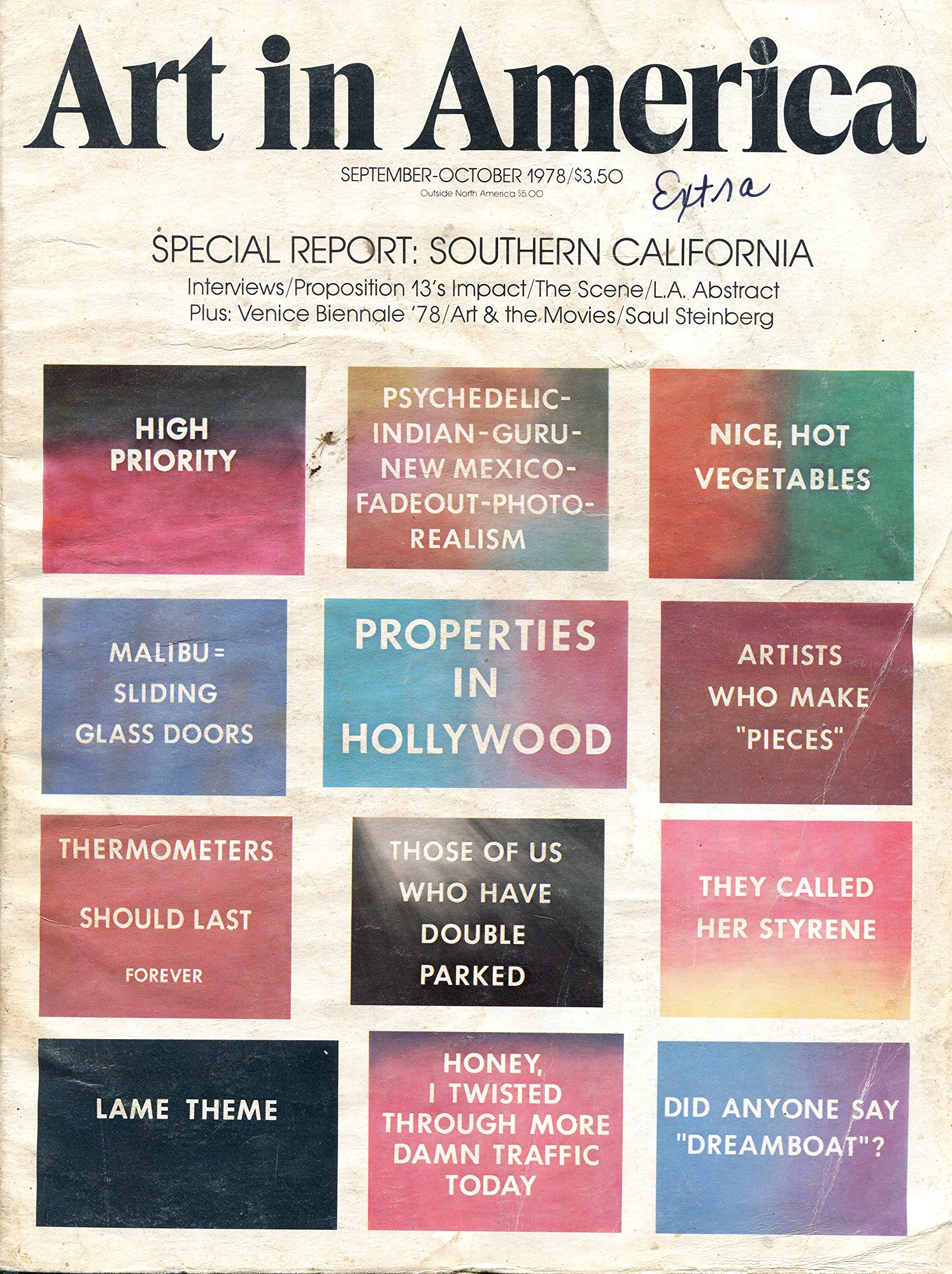 Art in America, September-October 1978, v. 66, no. 5