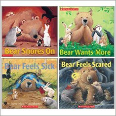 Bear 4 Book Collection: Bear Snores On, Bear Wants More, Bear Feels Sick, Bear Feels Scared