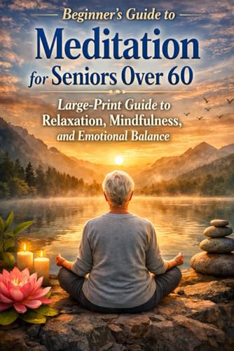 Beginner’s Guide to Meditation for Seniors Over 60: Large-Print Guide to Relaxation, Mindfulness, and Emotional Balance: Simple, gentle meditation practices to help older adults to calm the mind