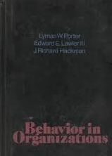 Behavior in organizations