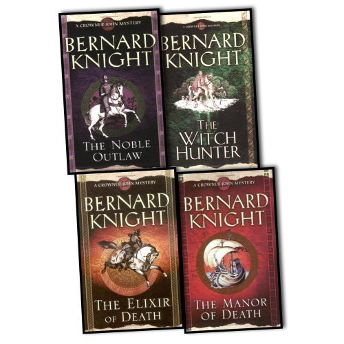 Bernard Knight Crowner John Mystery 4 Books Collection Pack Set