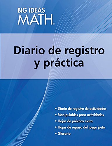 Big Ideas Math Blue, Record and Practice Journal Spanish Edition