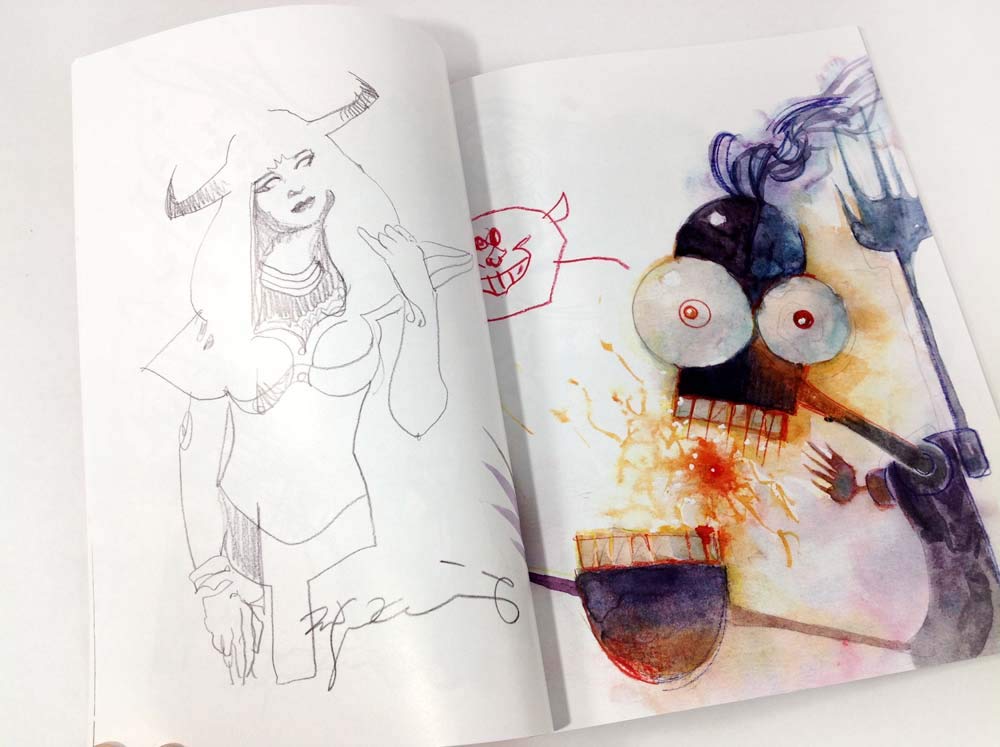 Bill Sienkiewicz New Mutants Sketchbook