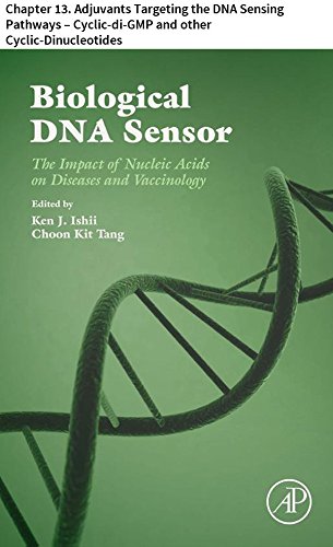 Biological DNA Sensor: Chapter 13. Adjuvants Targeting the DNA Sensing Pathways – Cyclic-di-GMP and other Cyclic-Dinucleotides