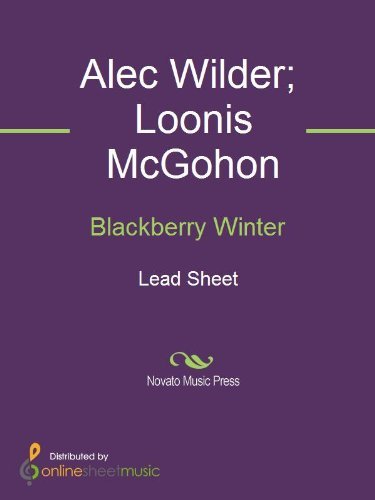 Blackberry Winter Sheet Music