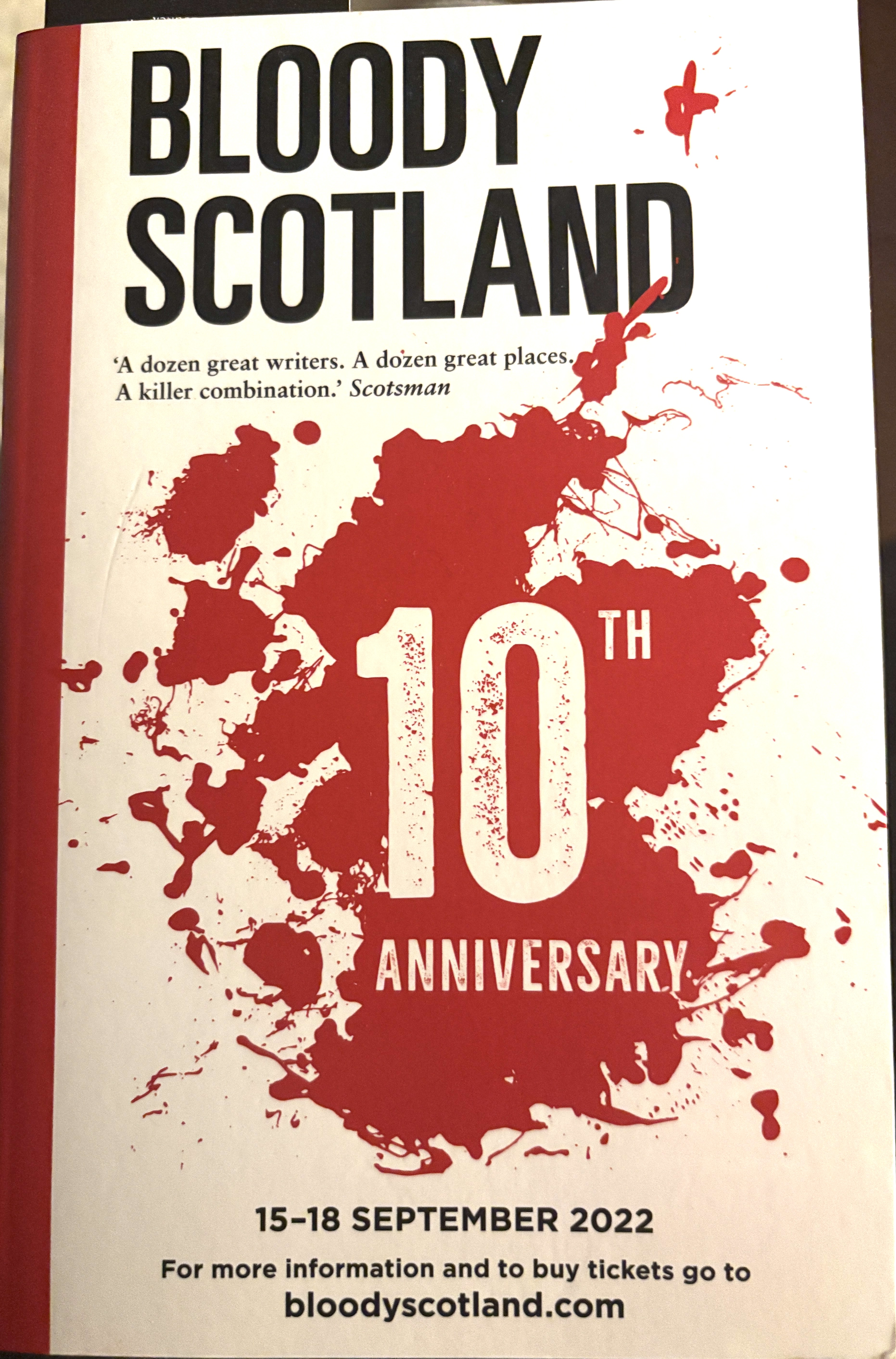 Bloody Scotland 10th Anniversary