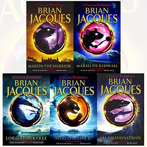 Brian Jacques Redwall Series 5 Books Collection Set