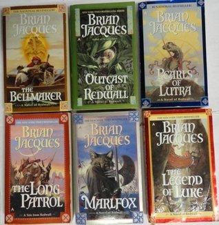Brian Jacques Redwall Series 7-12 (Set of 6) : Bellmaker, Outcast, Pearls of Lutra, Long Patrol, Marlfox, Legend of Luke, by Brian Jacques
