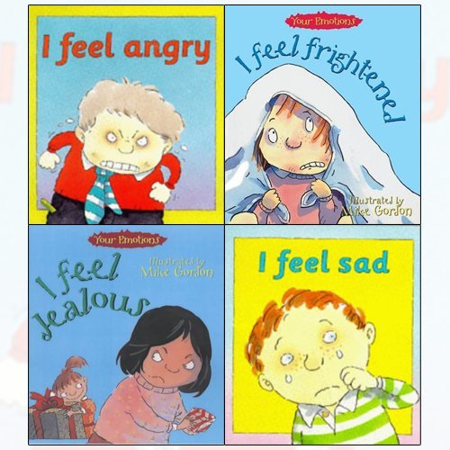 Brian Moses Your Emotions 4 Books Collection Set - I Feel Angry,I Feel Sad,I Feel Jealous,I Feel Frightened
