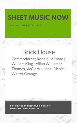 Brick House Sheet Music
