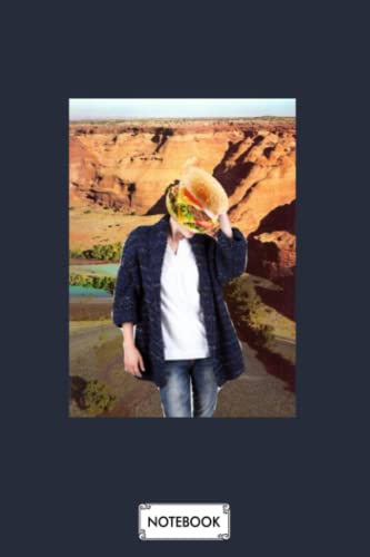 Burger Valley A61403 Notebook: Matte Finish Cover, 6x9 120 Pages, Diary, Journal, Lined College Ruled Paper, Planner