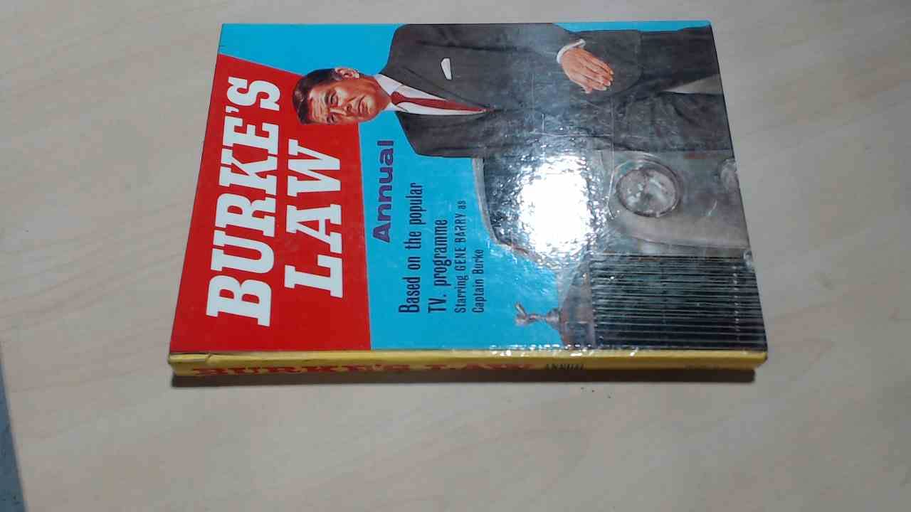 BURKE'S LAW ANNUAL - Based on the popular TV programme Starring Gene Barry as Captain Burke