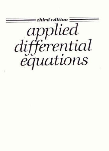 By Murray R. Spiegel - Applied Differential Equations: 3rd (third) Edition