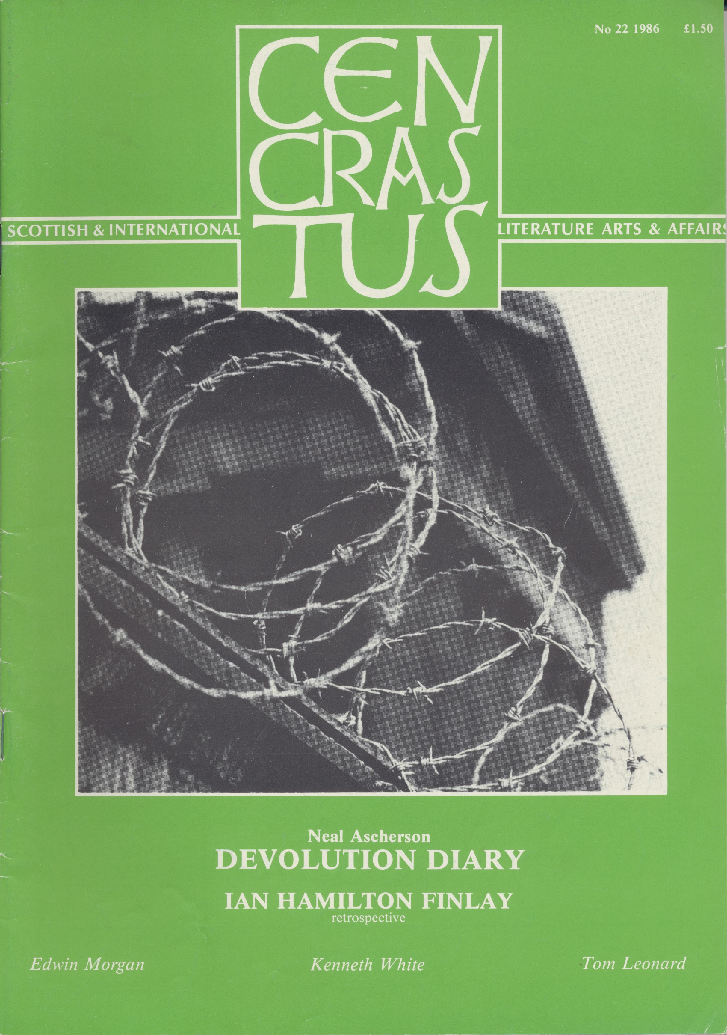 Cencrastus No. 22: Winter 1986