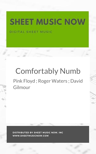 Comfortably Numb Sheet Music