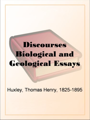 Discourses Biological and Geological Essays