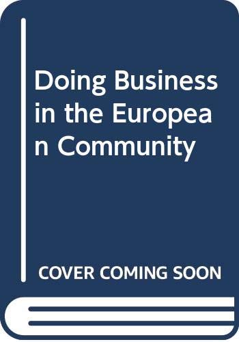 Doing business in the European Community