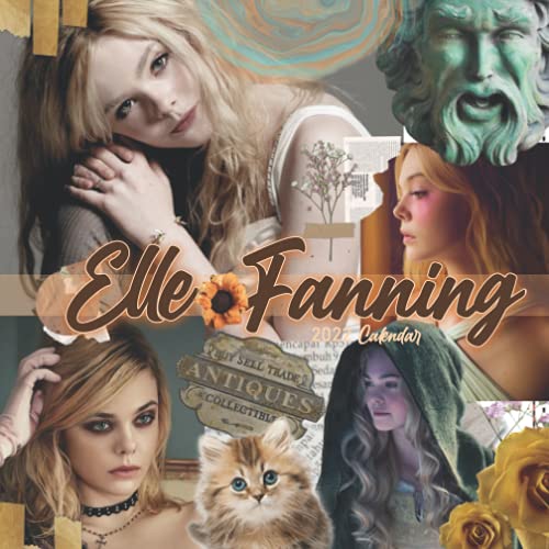 Elle Fanning Calendar 2022: 2021-2022 mini Calendar, 18 Months from 1 Jun 2021 to 31 Dec 2022 with glossy paper