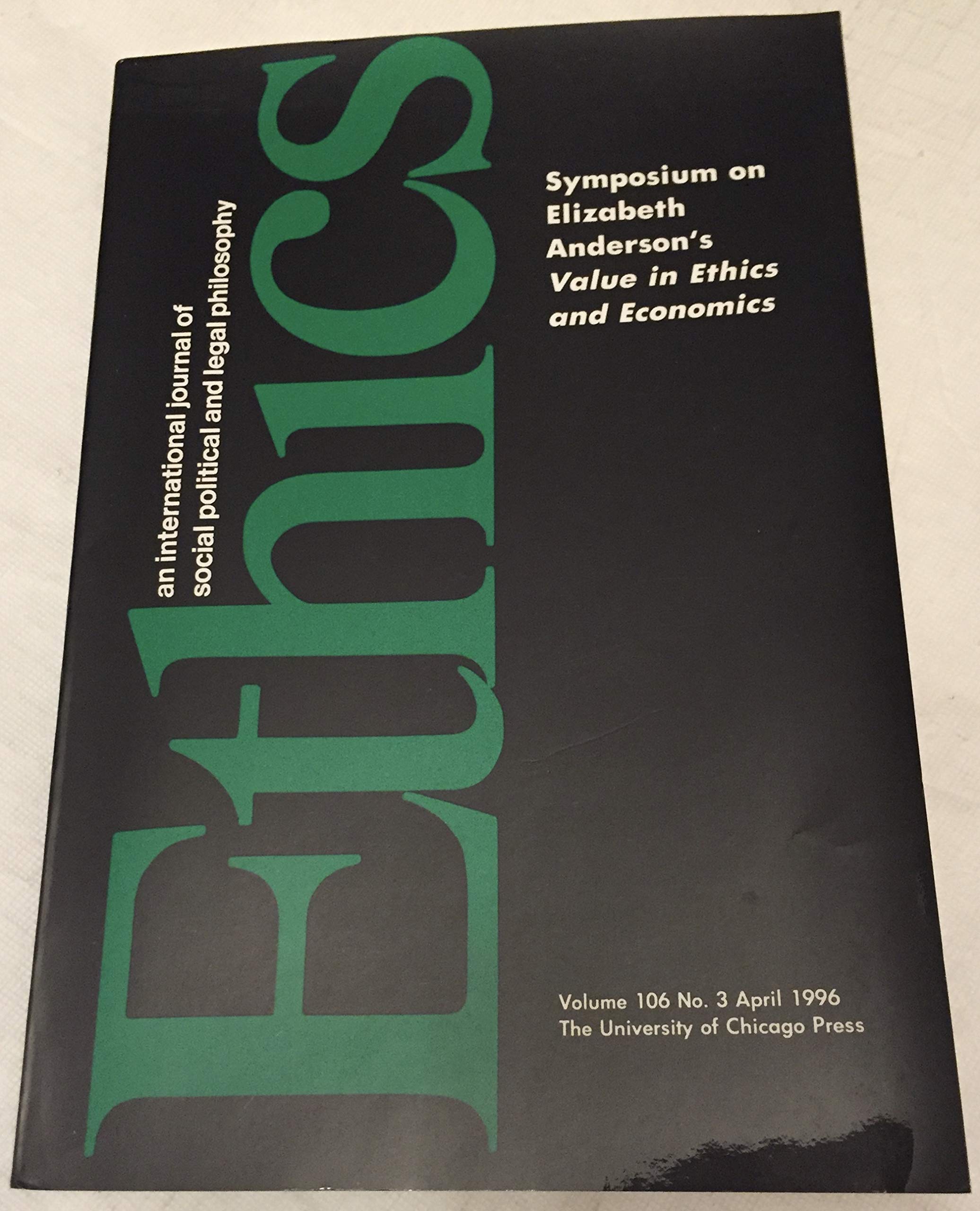 Ethics: An International Journal of Social, Political and Legal Philosophy