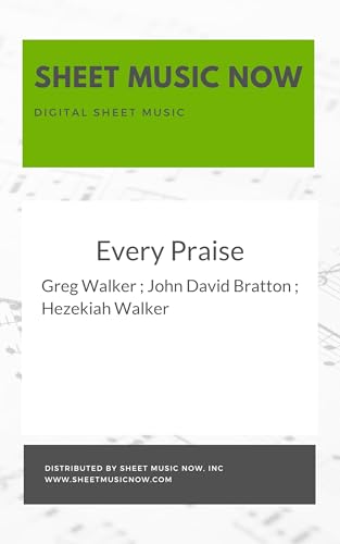 Every Praise Sheet Music