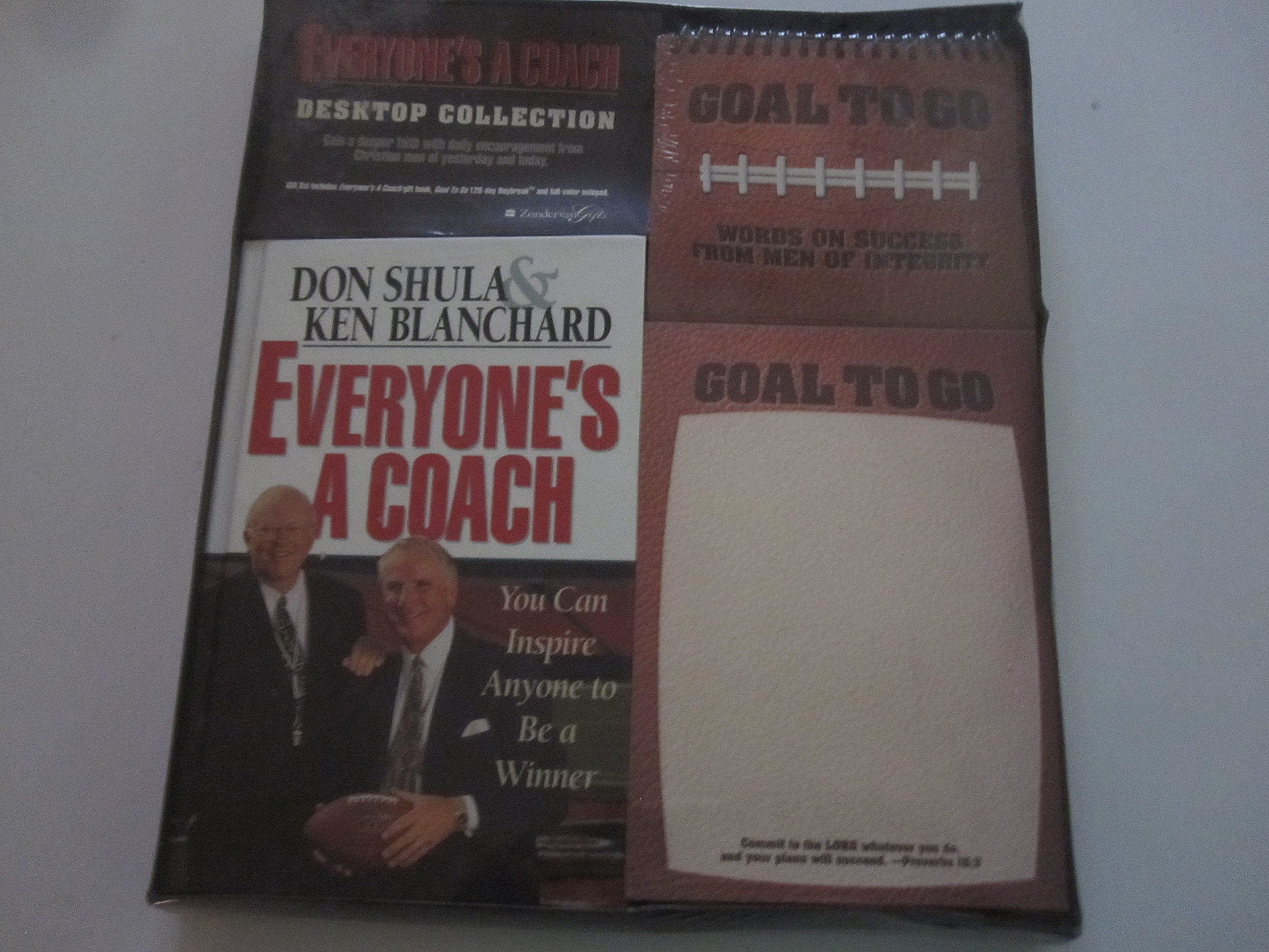 Everyone's A Coach Desktop Collection - Book, Notebook of Sayings and Notebook Paper Set