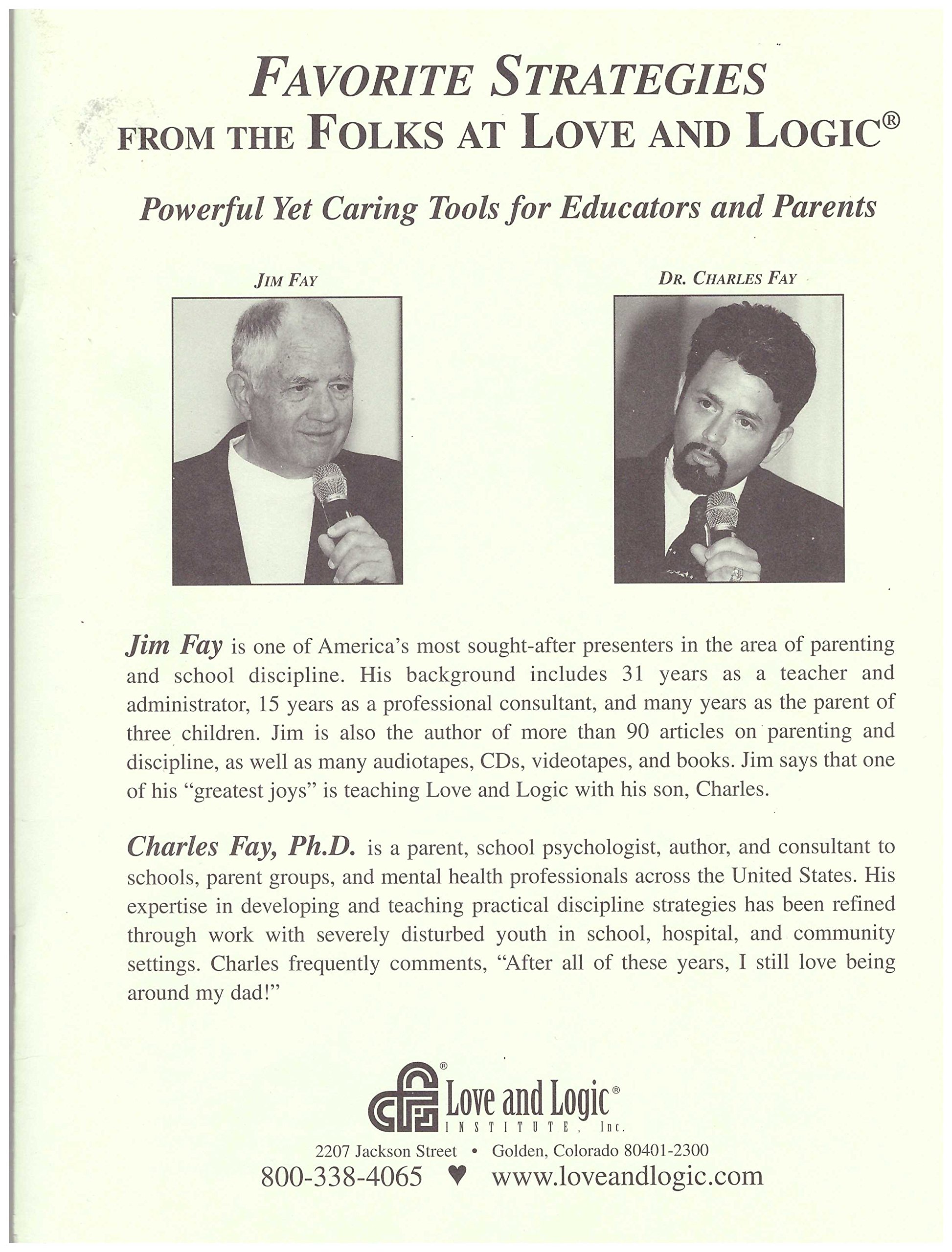 Favorite Strategies From the Folks at Love and Logic