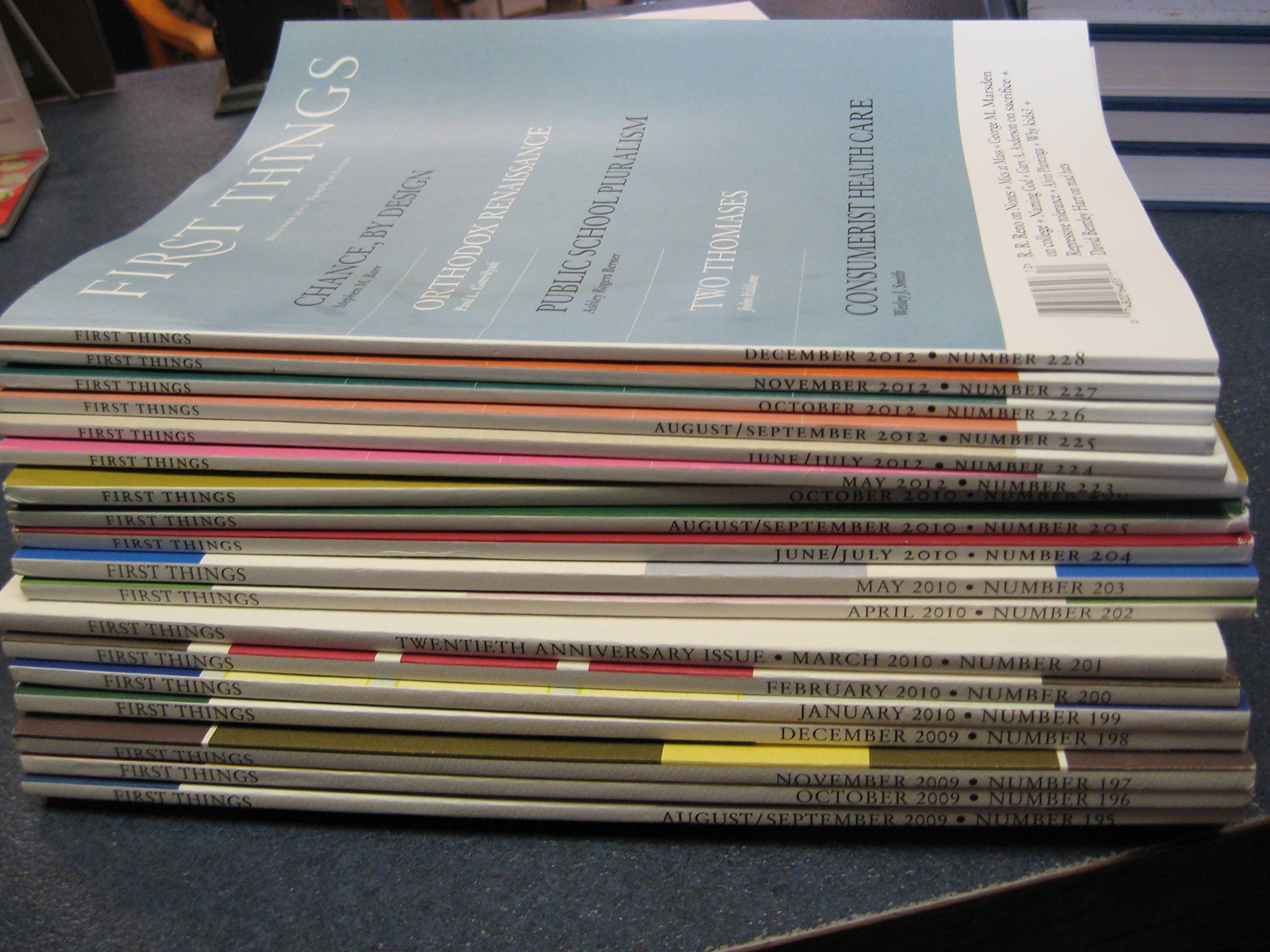 First Things, 18 issue set