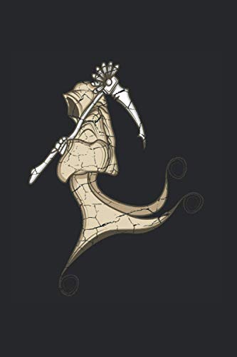 Grim Reaper Horror Fan Journal: Funny Dot-Grid Notebook If You Love Skulls And Bones. Cool Journal For Coworkers And Students, Sketches, Ideas And To-Do Lists