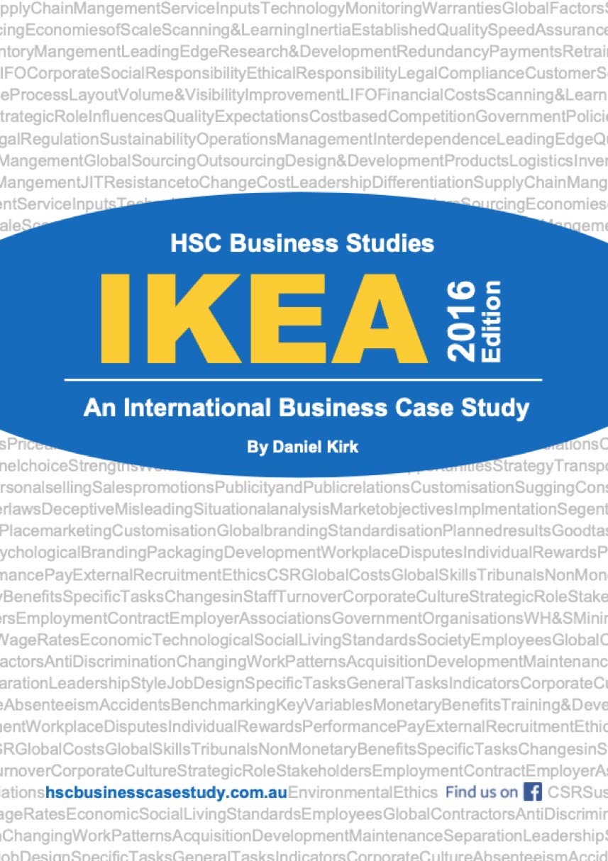 HSC Business Studies IKEA Case Study 2016 Edition by Daniel Kirk