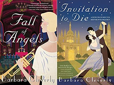 INSPECTOR REDFYRE Series -- 2-book set by Beverly Cleverly -- Fall of Angels / Invitation to Die