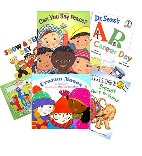 Library w/ Read Out Loud Pack: I Spy; Chicka Chicka Boom Boom; Dora the Explorer; Arthur's Baby; Dw All Wet; Abc; the Fire Engine Book; a Frog Grows