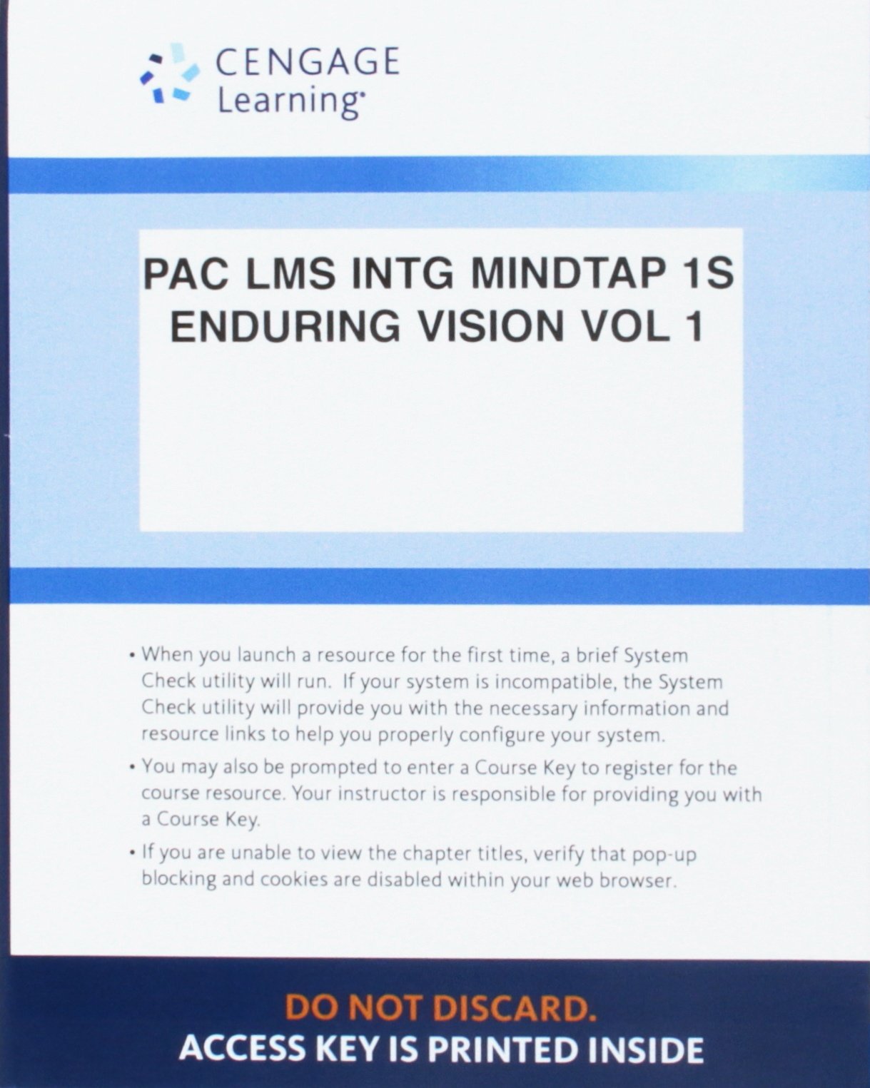 LMS Integrated for MindTap History, 1 term (6 months) Printed Access Card for Boyer/Clark/Halttunen/Kett/Salisbury/Sitkoff/Woloch/Rieser’s The ... the American People, Volume I: To 1877, 9th