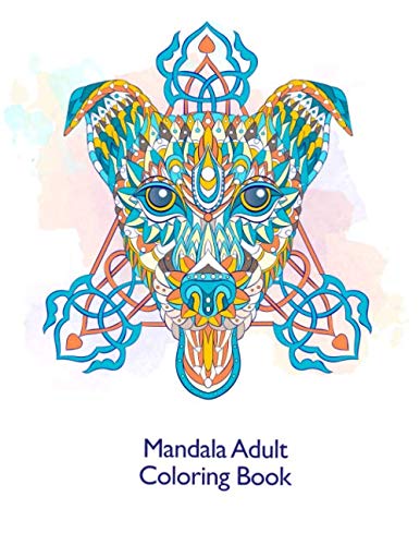 Mandala Adult Coloring Book: Coloring Book "50 cool animals" with a fun, exciting and relaxing design