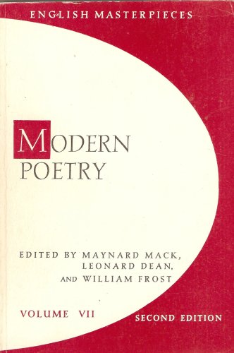 Modern Poetry, Volume VII
