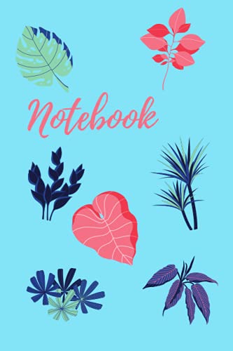 Notebook: Retro Styled Colorful Blank Notebook