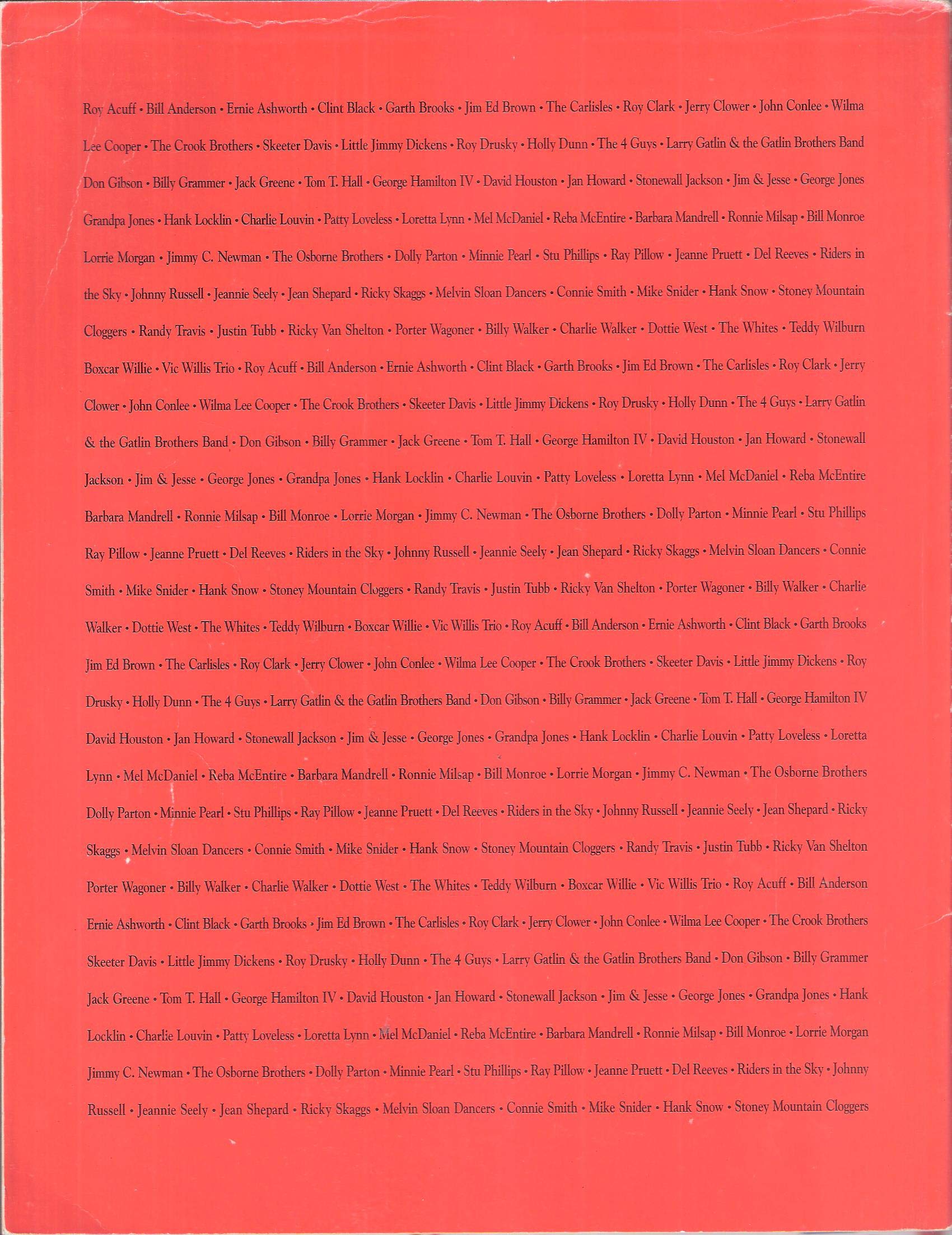 Picture History Book Grand Old Opry