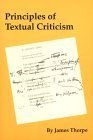 Principles of Textual Criticism