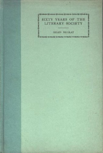 Sixty years of the Literary society